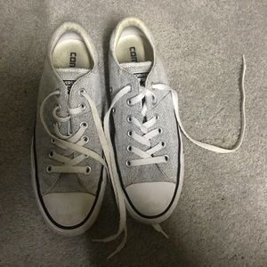 Grey Converse (WORN ONCE)